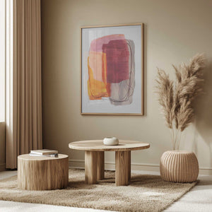 Tablou înramat „Abstract Brush Strokes 51” de Mareike Böhmer