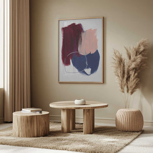 Tablou înramat „Abstract Brush Strokes 10x 300dpi” de Mareike Böhmer