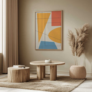 Tablou înramat „Geox1f  Oju 2x3” de Oju Design