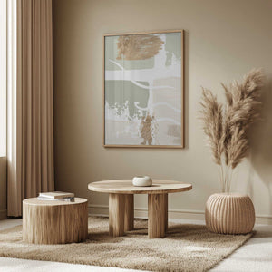 Tablou înramat „simply green-1” de Sally Ann Moss