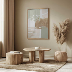 Tablou înramat „simply green-3” de Sally Ann Moss