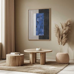 Tablou înramat „Blue Block Essence” de Elena Ristova