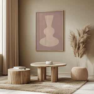 Tablou înramat „Muted Form Essence” de Elena Ristova