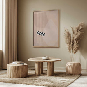 Tablou înramat „Geometric Balance” de Elena Ristova
