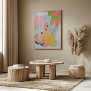 Tablou înramat „Pastel cut out” de Ana Rut Bre