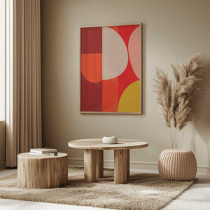 Tablou înramat „Mid Century Pastel 10” de Ana Rut Bre