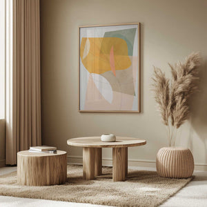 Tablou înramat „Nature Friendly Terracotta 5 Aquarell Kopie” de Ana Rut Bre