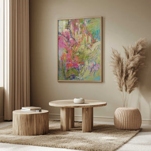 Tablou înramat „Expressionist Colorful Abstract” de Dorothy Fagan