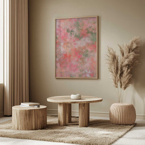 Tablou înramat „Pastel Flowery Artwork” de Bilge Paksoylu