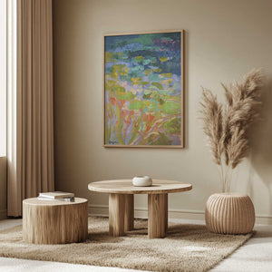 Tablou înramat „Vibrant Water Lilies” de Dorothy Fagan