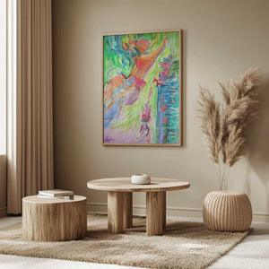 Tablou înramat „Colorful Whirlwind” de Dorothy Fagan
