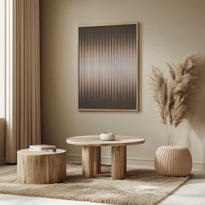 Tablou înramat „Euphoria - Brown and White” de Alma