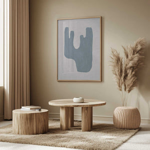 Tablou înramat „Mid Century Blue IV” de Orara Studio