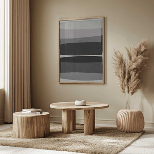 Tablou înramat „Modern Black and White” de Orara Studio