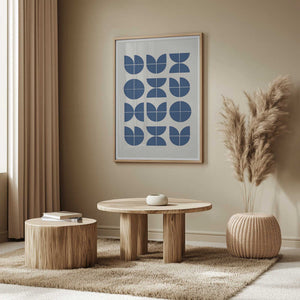 Tablou înramat „Geometric Harmony” de THE MIUUS STUDIO