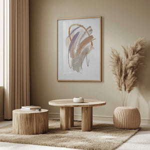 Tablou înramat „Cool Shapes 2” de Sally Ann Moss