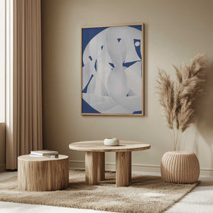 Tablou înramat „Paper Sculpture Abstract” de Little Dean