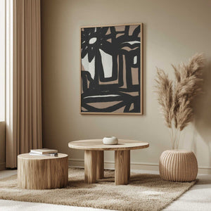 Tablou înramat „Bold line composition 10” de Little Dean