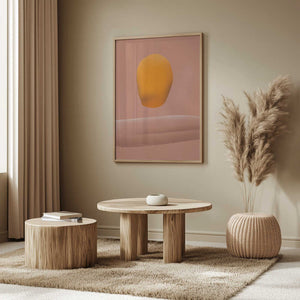 Tablou înramat „Stone portrait orange” de Little Dean
