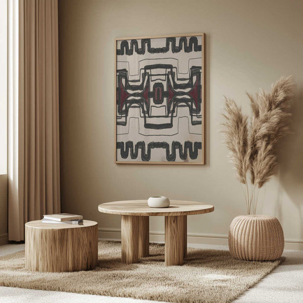 Tablou înramat „Movement II” de Gemma Bardot