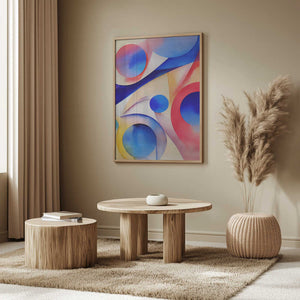 Tablou înramat „Nature Inspired Abstract Watercolor  (Day 10)” de Mauro