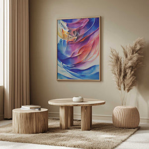 Tablou înramat „Nature Inspired Abstract Watercolor  (Day 42)” de Mauro