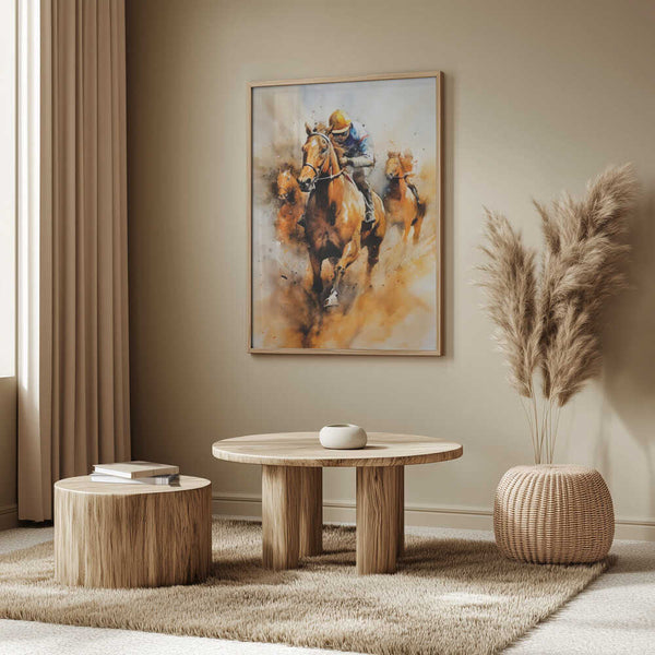 Tablou înramat „Sport Horse Rider 2” de Justyna Jaszke