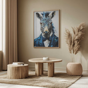 Tablou înramat „Hipster zebra” de Justyna Jaszke