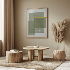 Tablou înramat „Layered Serenity” de THE MIUUS STUDIO