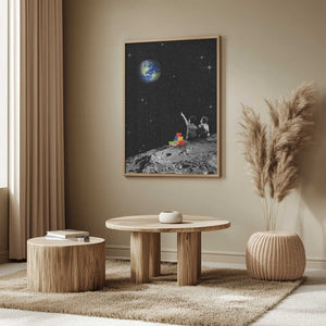 Tablou înramat „Together From the Moon” de Dikhotomy