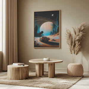 Tablou înramat „Ultimate Space Racer” de Taudalpoi