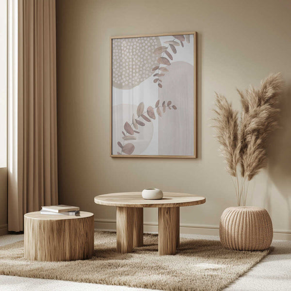 Tablou înramat „Boho In Neutral 1” de Sally Ann Moss