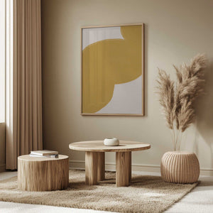 Tablou înramat „Golden Swirl Path” de THE MIUUS STUDIO