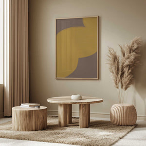 Tablou înramat „Golden Flow” de THE MIUUS STUDIO