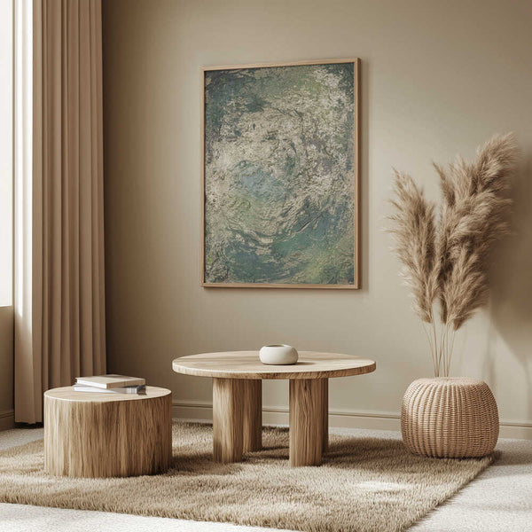 Tablou înramat „The Emerald Scorch” de Anete Purina-Purite