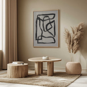 Tablou înramat „Brush Shapes 2” de Mareike Böhmer