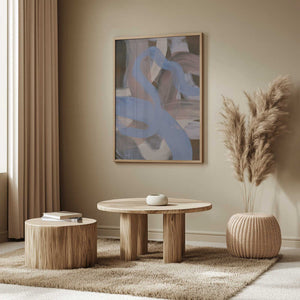 Tablou înramat „Abstract Brush Strokes 124X” de Mareike Böhmer