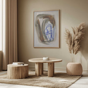 Tablou înramat „Abstract Brush Strokes 156” de Mareike Böhmer