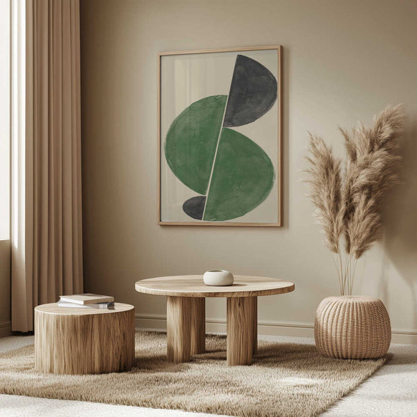 Tablou înramat „Geometric Harmony” de THE MIUUS STUDIO