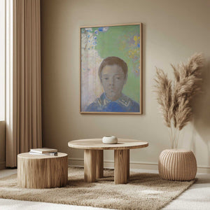 Tablou înramat „Portrait of Ari Redon” de Odilon Redon