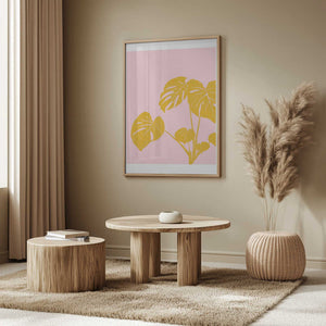 Tablou înramat „Pandc Houseplant Copy” de Jenny Liz Rome
