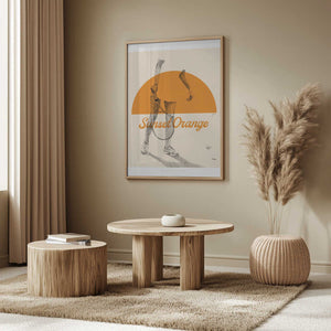 Tablou înramat „Sunset Orange” de Jenny Liz Rome