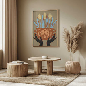 Tablou înramat „Vessel Collection : Growth” de Arty Guava