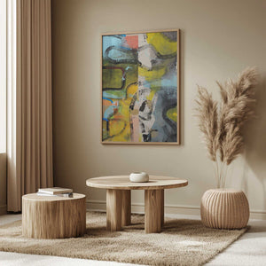 Tablou înramat „Abstract” de Poonam Choudhary