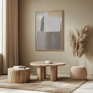 Tablou înramat „Muted Geometry” de Little Dean