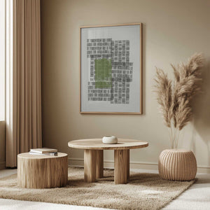 Tablou înramat „Intersecting Patterns” de THE MIUUS STUDIO