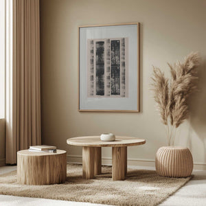 Tablou înramat „Monochrome Lines” de THE MIUUS STUDIO