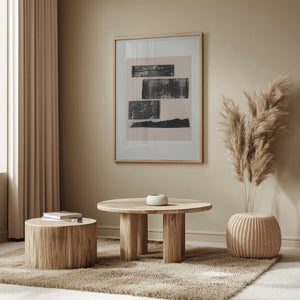 Tablou înramat „Textured Layers” de THE MIUUS STUDIO