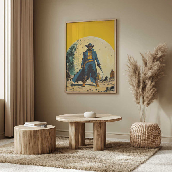 Tablou înramat „Yellow Justice” de Taudalpoi