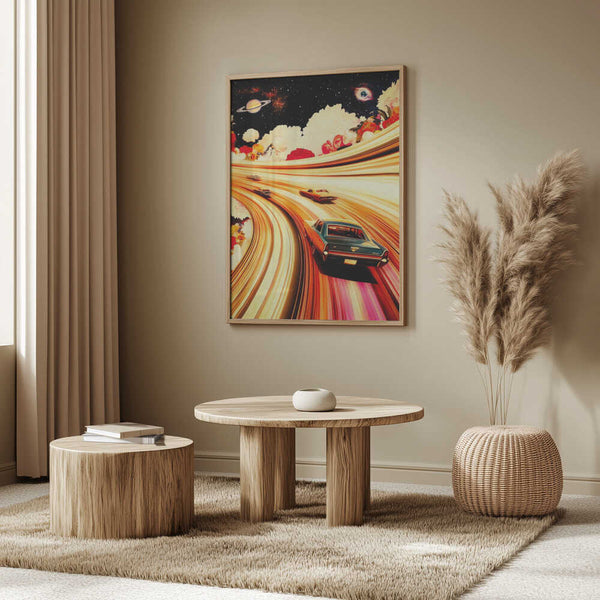 Tablou înramat „Flower Race” de Taudalpoi